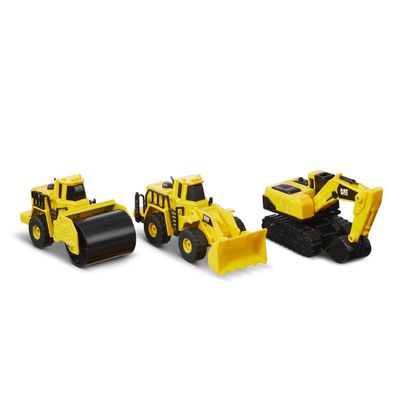 CatToysOfficial 3-Piece Die-Cast Construction Vehicle Set for Kids