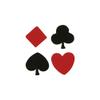 PARTY DISCOUNT Poker Confetti, approx. 1.5 cm, 50 pcs view 1