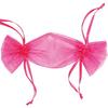 PARTY DISCOUNT NEW Organza Candy-Shaped Gift Bags, Fuchsia, 6 pcs. view 1