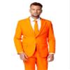 OppoSuits Men's Solid Orange Party Suit with Jacket, Trousers and Tie, Size 62 view 4