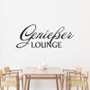 GRAZDesign Kitchen Wall Decal “Genießer Lounge,” Self-Adhesive, 142 x 57 cm, White view 1