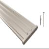 iso-design 4-Track Aluminum Curtain Track, Silver, Pre-Drilled, 100 cm view 1