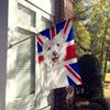 Caroline's Treasures sc9827chf Westie with English Union Jack British Flag Canvas, Large, Multicolor view 2