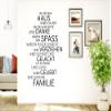 Grandora Family House Laughter Love Wall Decal, Dark Blue, 45 x 68 cm, W991 view 3