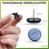 GLEITGUT 24 PTFE Furniture Glides with Nails, 19 mm, Round view 2