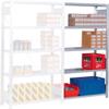 REGALWERK BERT Storage Rack Extension Bay, H×W×D 2000×875×600 mm, Galvanized Steel Plug-In System view 1