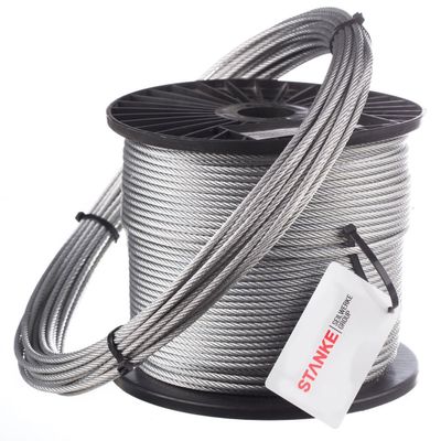 Seilwerk STANKE 5 mm Galvanized Wire Rope, 6x7, 70 m