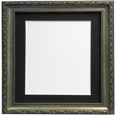 Frames by Post Shabby Chic Picture Frame, Plastic, Silver, 12 x 12 in, Image Size 10 x 10 in