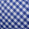 Hans-Textil-Shop 1 x 1 cm Checkered Pillowcase with Hotel Closure, Blue, 50 x 70 cm view 2