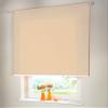 High-Quality Privacy Roller Blind, Spring-Loaded, 90 x 200 cm, Beige-Caramel view 1