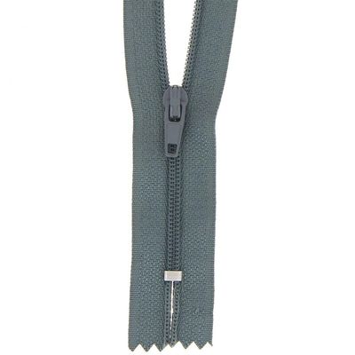 Non-separable Nylon Zipper, 55 cm, Distrifil Gray 169