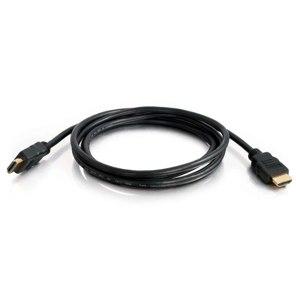 C2G 0.3 m 4K UHD High-Speed HDMI Cable (60 Hz) with Ethernet for 4K Devices, TVs, Laptops, Xbox One, Xbox Series S, Blu-ray, DVD, PS4, PS5, Smart TVs, Soundbars, and Monitors (1 ft)