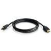 C2G 0.3 m 4K UHD High-Speed HDMI Cable (60 Hz) with Ethernet for 4K Devices, TVs, Laptops, Xbox One, Xbox Series S, Blu-ray, DVD, PS4, PS5, Smart TVs, Soundbars, and Monitors (1 ft) view 1