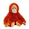 Keeleco SE6116 Orangutan Plush Toy, Approx. 25 cm, Made from Recycled Materials, Embroidered Cotton Eyes view 1