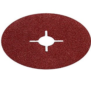 50-Pack 125 mm Fiber Discs, Grits 24–180, Sanding Discs for Angle Grinders (125 mm, Grit 60)