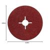 50-Pack 125 mm Fiber Discs, Grits 24–180, Sanding Discs for Angle Grinders (125 mm, Grit 60) view 3