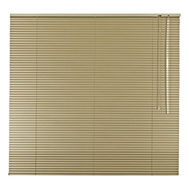 Easy-Shadow High-Quality Aluminum Venetian Blind, 145 x 170 cm, Beige, Right-Side Controls, Custom-Made