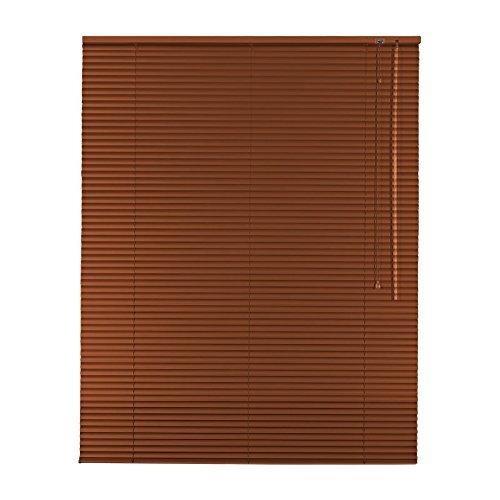 Easy-Shadow Premium Aluminum Venetian Blind, 185 x 160 cm, Terracotta, Right-Side Controls, Custom-Made