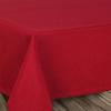 BEAUTEX Rectangular Linen-Look Tablecloth 130 x 220 cm Burgundy, Washable view 1