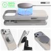 EAZY CASE for iPhone 17 Pro Max, 360° Rotating Ring Holder, Stand, MagSafe Compatible, Gray view 4