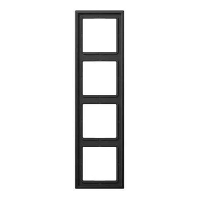 JUNG 4-Gang Frame, LS Dark Series, 1 pc., AL 2984 D
