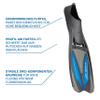 SCUBAPRO Jet Sport Full-Foot Fin, Blue, M (42–43) view 2