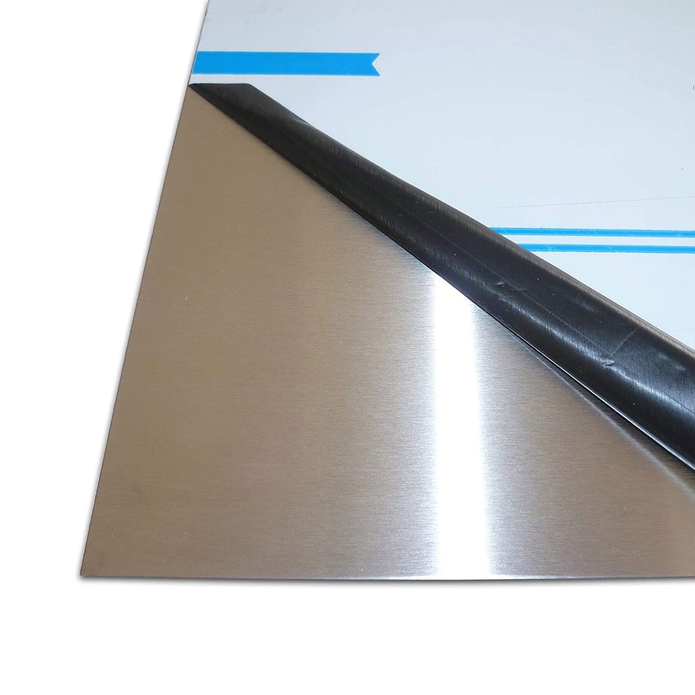 B&T Metall V2A Stainless Steel Sheet Cut-to-Size, 0.80 mm, 400 x 450 mm