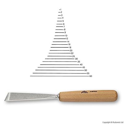 Stubai Long Polished Chisel, Form 2, 60 mm, 550260