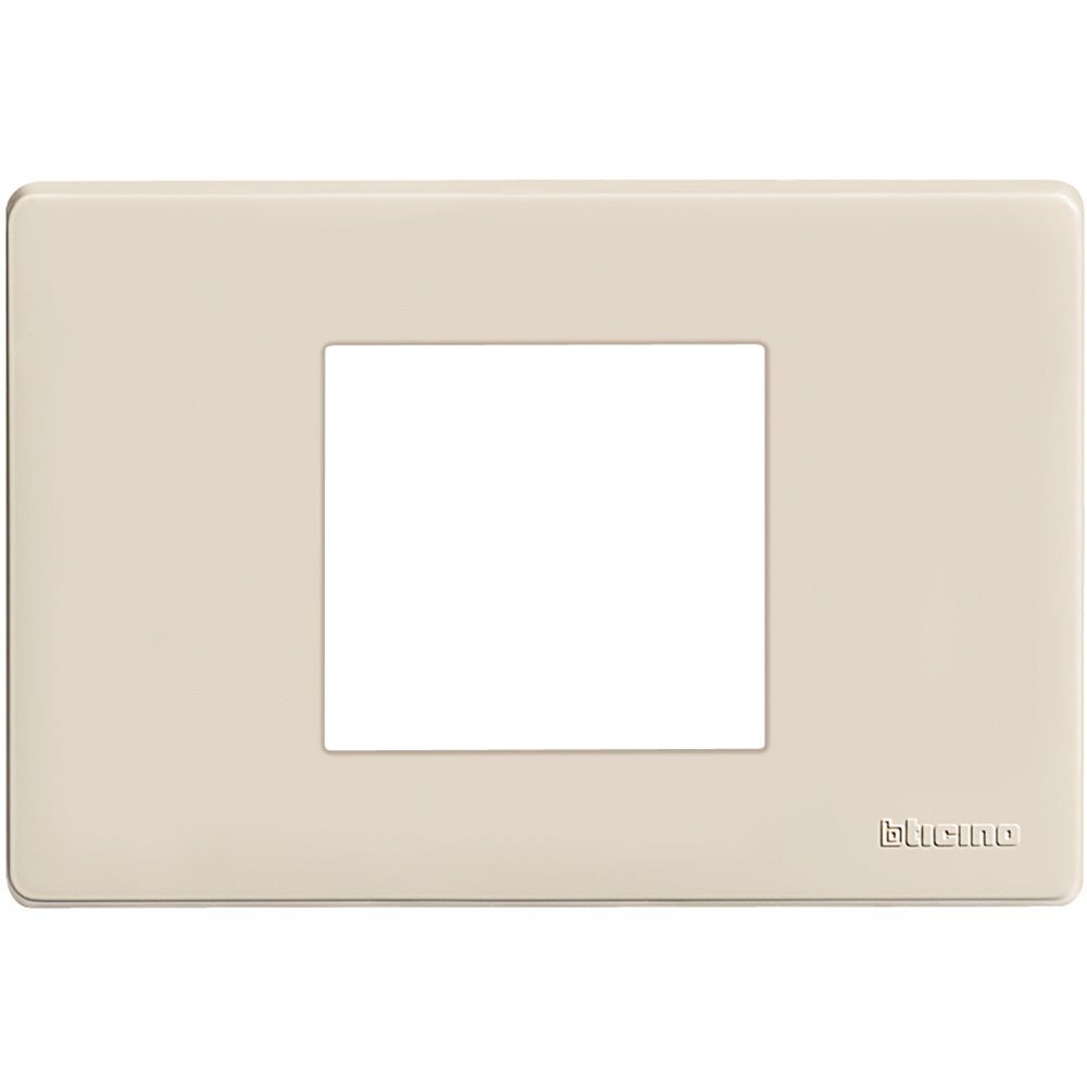 BTicino 503/23A/R 2-Gang Wall Plate, Bronze/White