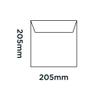 Blake Purely Everyday 0205PS Square Envelopes, Self-Seal, White, 205 x 205 mm, 100 gsm, 500 Count view 2