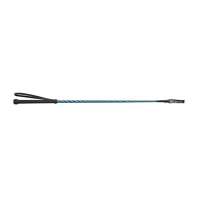 Shires Threaded Shaft Whip, Children's, Black/Baby Blue, 61 cm