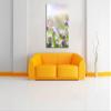 Pixxprint Purple Clover Blossoms in Sunshine, 120 x 80 cm Canvas Print, Ready-Stretched, Not a Poster view 2