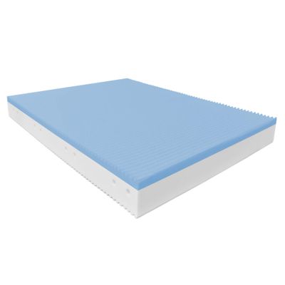 Baldiflex Single Memory Onda Magic Mattress 85 x 190 cm, Silver Safe, Cus. Soap Dish Included