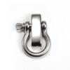 Ganzoo Omega Shackle 10-Piece Set, Stainless Steel, Silver, Adjustable Screw Closure, 30 mm view 2