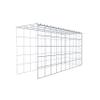 Rectangular Stone Gabion, 10 x 10 cm Mesh, 30 cm Deep, Type 4 Extension Basket, Spiral Fastening, Galvanically Zinc-Plated (100 x 50 x 30 cm) view 1