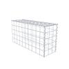 Rectangular Stone Gabion, 10 x 10 cm Mesh, 30 cm Deep, Type 4 Extension Basket, Spiral Fastening, Galvanically Zinc-Plated (100 x 50 x 30 cm) view 2