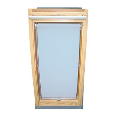Easy-Shadow Skylight Privacy Blind for Roto WDF Designo, Size 7/14, Light Blue