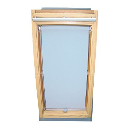 Easy-Shadow Skylight Privacy Blind for Roto WDF Designo, Size 7/14, Light Blue