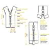 Separating Plastic Chain Zipper 80 cm, Discontinued Item 2, Medium Gray view 3