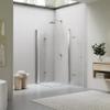 i-flair EMMA Folding Shower Enclosure 75 x 90 cm, 190 cm High, 6 mm Nano Safety Glass view 2