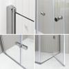 i-flair EMMA Folding Shower Enclosure 75 x 90 cm, 190 cm High, 6 mm Nano Safety Glass view 4