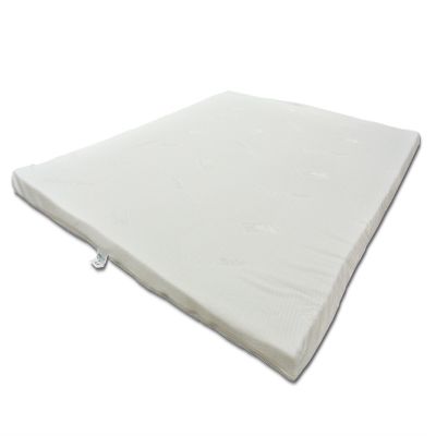 Baldiflex Fresh Memory Foam Mattress Topper for Double Bed, 170 x 190 cm, H 8, Silver Safe Cover
