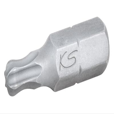 KS Tools 911.3390 1/4" CLASSIC TX Bit, 25 mm, Ball Head, TX10, 5-Pack
