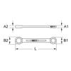 KS Tools 963.7493 BRONZEplus Straight Double Box-End Wrench 17 x 19 mm view 4
