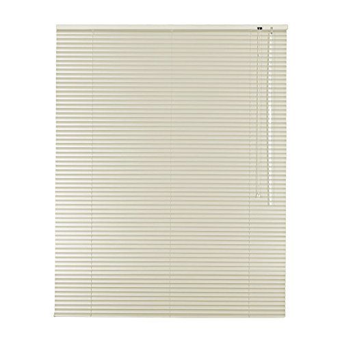 Easy-Shadow Custom-Made Aluminum Venetian Blind, 120 x 100 cm, Cream, Right-Side Control