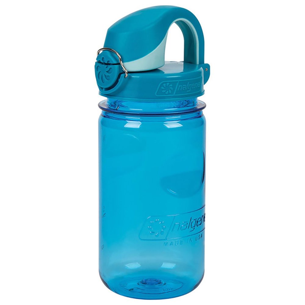 Nalgene Everyday OTF Kids Plastic Water Bottle, Ice Blue, 1263-0010