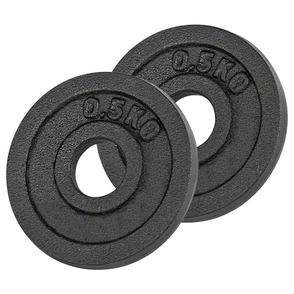 Sport-Tec Cast Iron Weight Plate, 0.5 kg to 20 kg, 3 cm Bore, Each