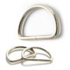 Ganzoo 10-Piece Set of Stainless Nickel Steel D-Rings, 2.5 mm view 1