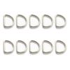 Ganzoo 10-Piece Set of Stainless Nickel Steel D-Rings, 2.5 mm view 2