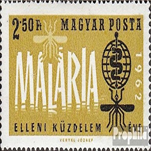 Prophila Collection Hungary 1842A Complete Issue, Canceled, 1962 Fight Against Malaria